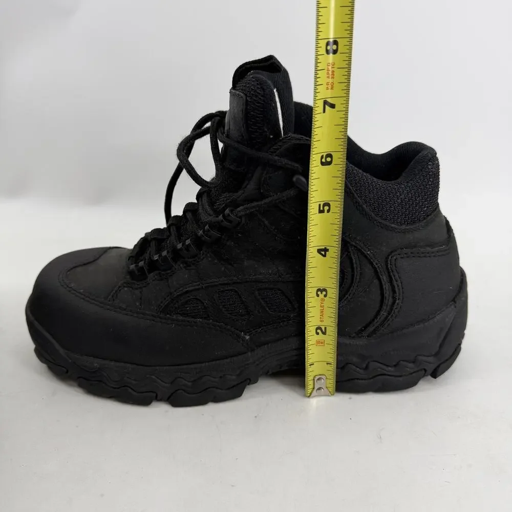 Rocky Extremium Safety Toe Boots Mens Size 8.5 Black Work Slip Resistant Combat